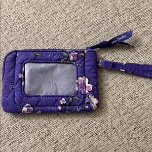 Vera Bradley Blue Floral ID Holder